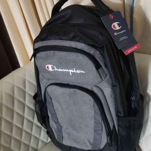 New Champion Unisex Catalyst backpack grey 2-compartments laptop pockets GREY
